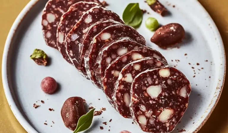 Chocolate Salami Delight: A No-Bake Dessert That Combines Fun and Flavor