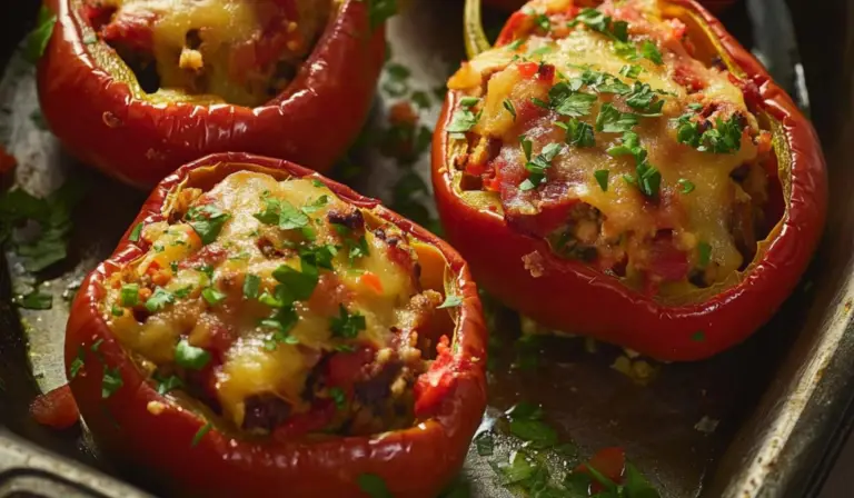 Cheesy Mexican-Style Stuffed Peppers: A Comforting and Healthy Delight