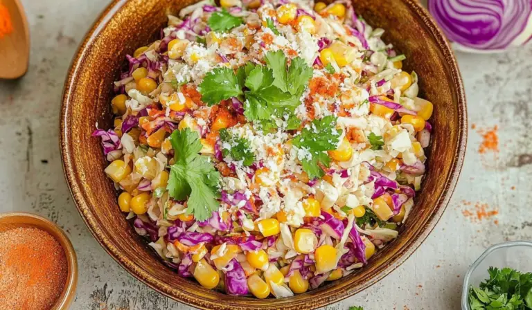 Mexican Street Corn Coleslaw: A Flavor-Packed Twist on a Classic Side Dish