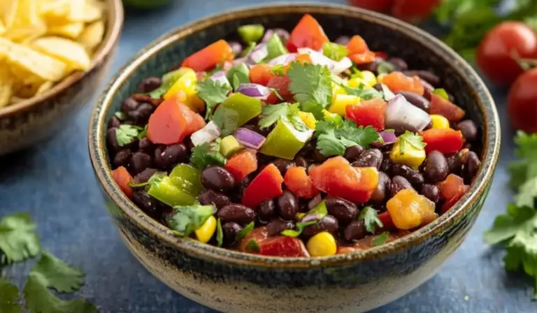 Easy and Flavorful Chunky Black Bean Dip for Beginners