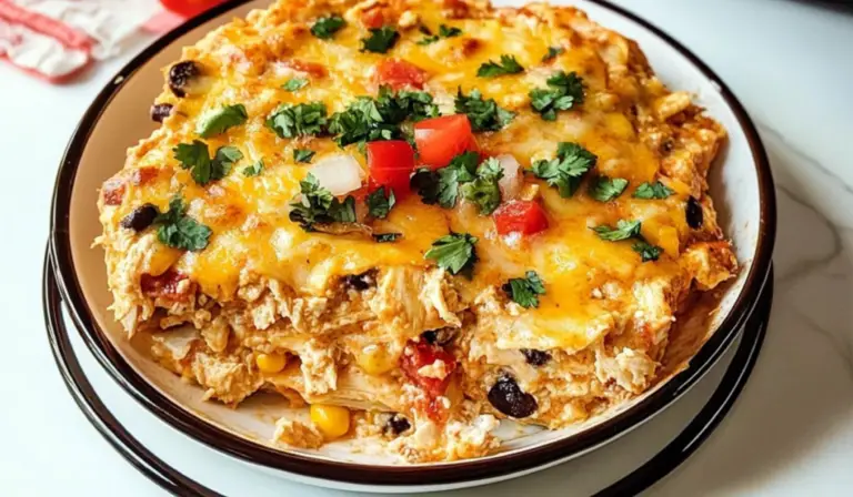 Healthy Chicken Enchilada Casserole: A Beginner-Friendly Mexican-Inspired Dish