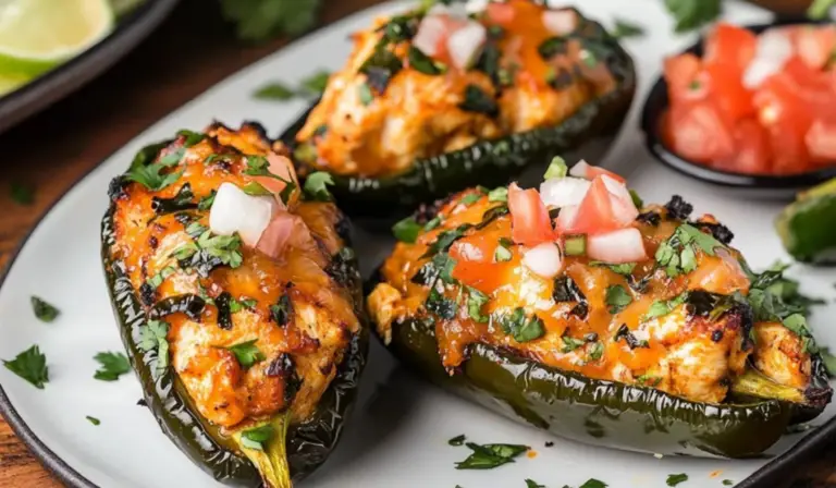 Air Fryer Fiesta Chicken Stuffed Poblano Peppers: A Beginner’s Guide to a Flavorful Mexican-Inspired Dish