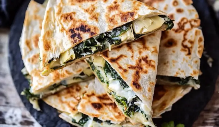Spinach Artichoke Quesadillas: A Flavorful Twist on a Classic Favorite