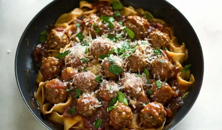 One-Pan Meatball Stroganoff: A Beginner-Friendly Comfort Meal