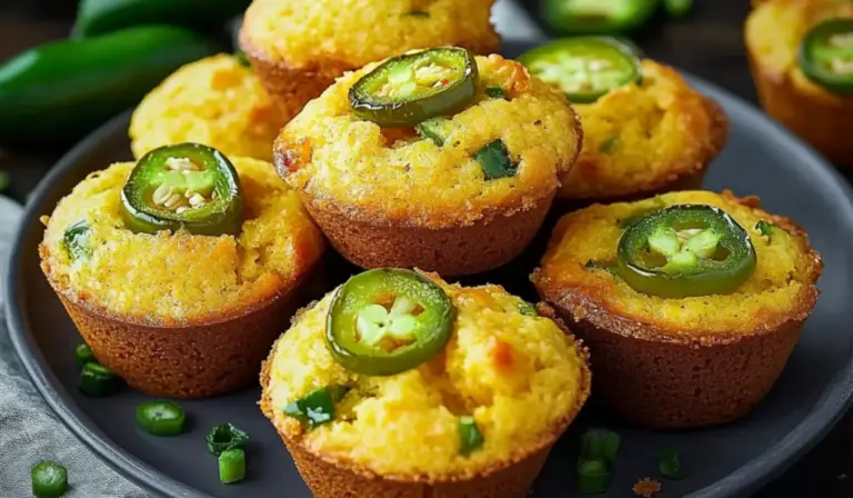 Jalapeño Popper Cornbread Muffins: A Spicy Twist on a Classic Favorite