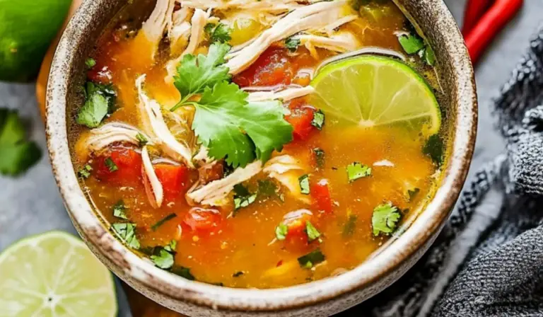 Sopa de Lima: A Vibrant and Comforting Mexican Lime Soup
