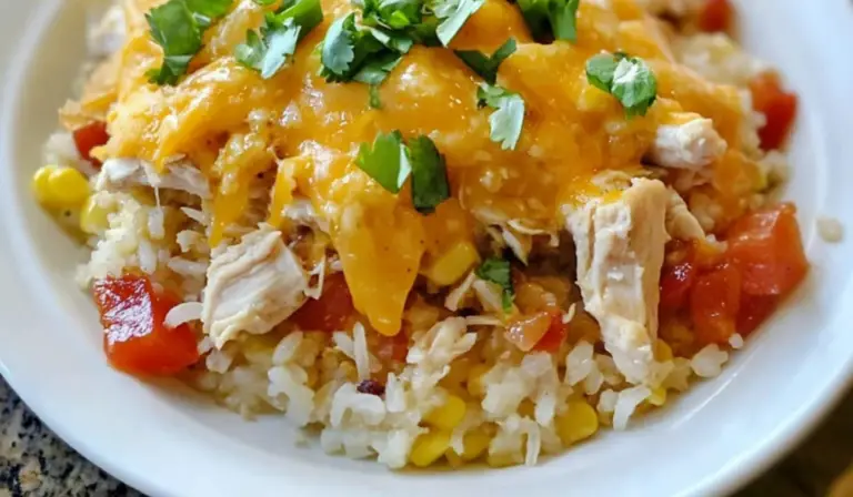 Cheesy Chicken Taco and Rice: A Quick and Easy Dinner for Beginners
