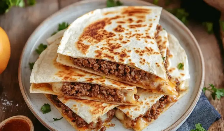 Cheesy Ground Beef Quesadillas: A Beginner-Friendly Comfort Food Classic
