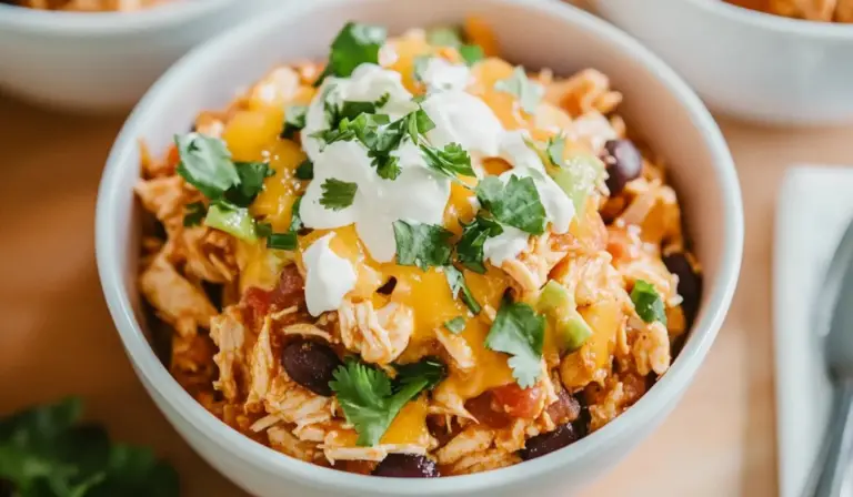 Slow-Cooker Chicken Burrito Bowls: A Flavorful, Beginner-Friendly Recipe