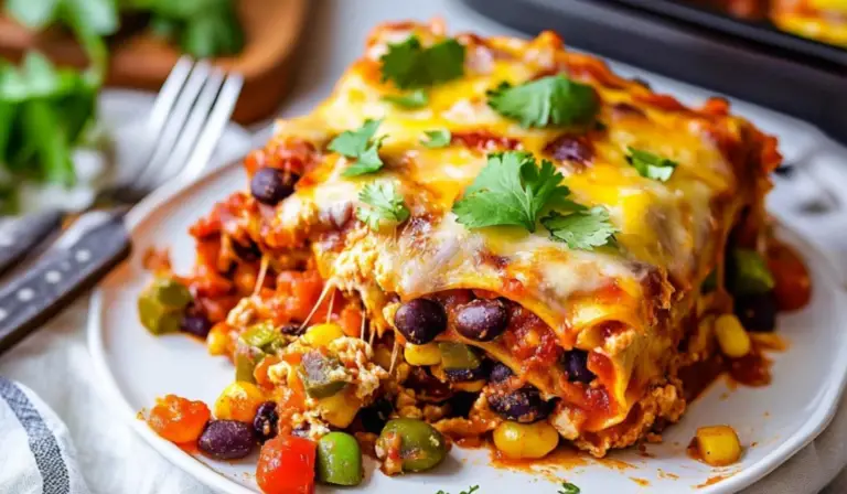 The Best Vegetarian Enchilada Casserole – A Flavorful and Easy Dinner