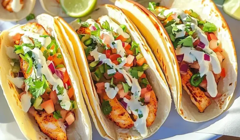 Easy Baja Fish Tacos: A Flavorful and Simple Recipe for Beginners