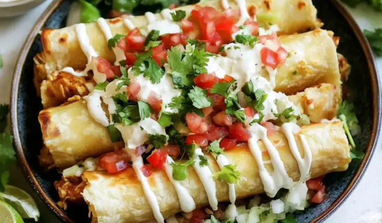 Crispy Chicken Flautas: A Beginner-Friendly Mexican Delight