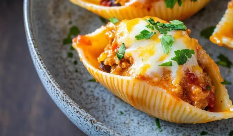Enchilada Stuffed Shells: A Flavorful and Beginner-Friendly Tex-Mex Dish