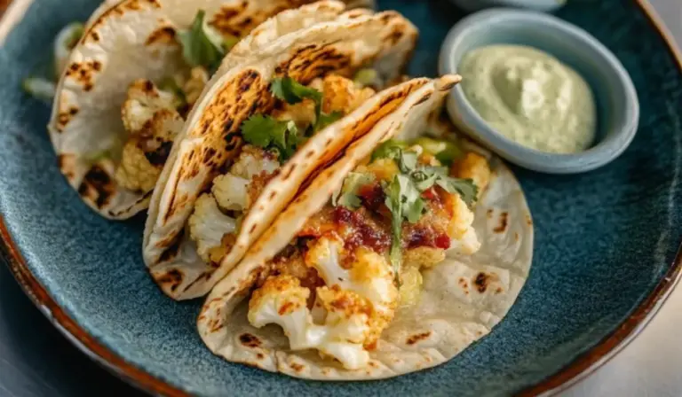 Crispy Cauliflower Tacos with Avocado Crema: A Beginner’s Guide to a Flavorful Vegetarian Meal