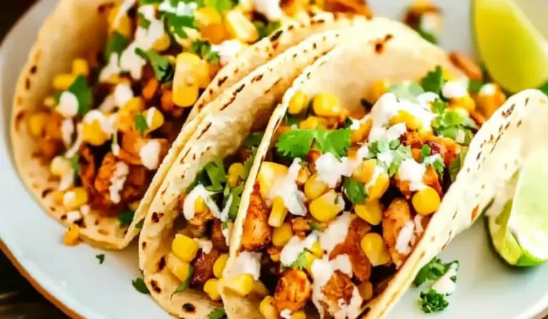 Mexican Street Corn Chicken Tacos: A Flavorful, Beginner-Friendly Recipe