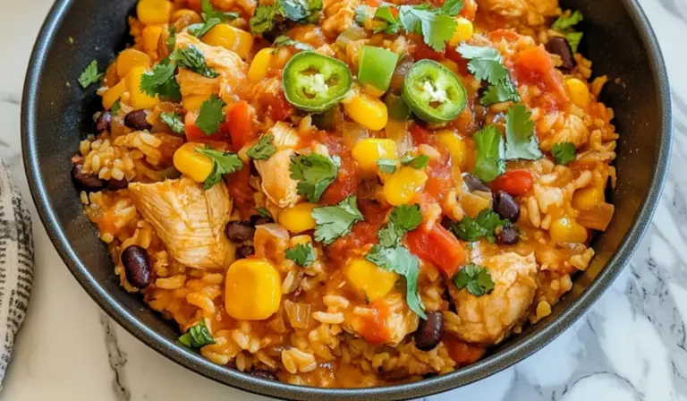 One-Pot Mexican Chicken and Rice: A Flavorful and Beginner-Friendly Meal