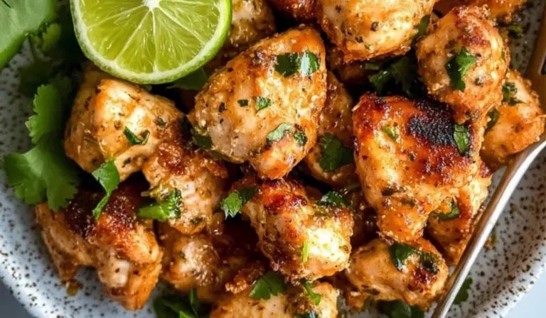 Air Fryer Cilantro Lime Chicken Bites: A Flavorful and Beginner-Friendly Recipe