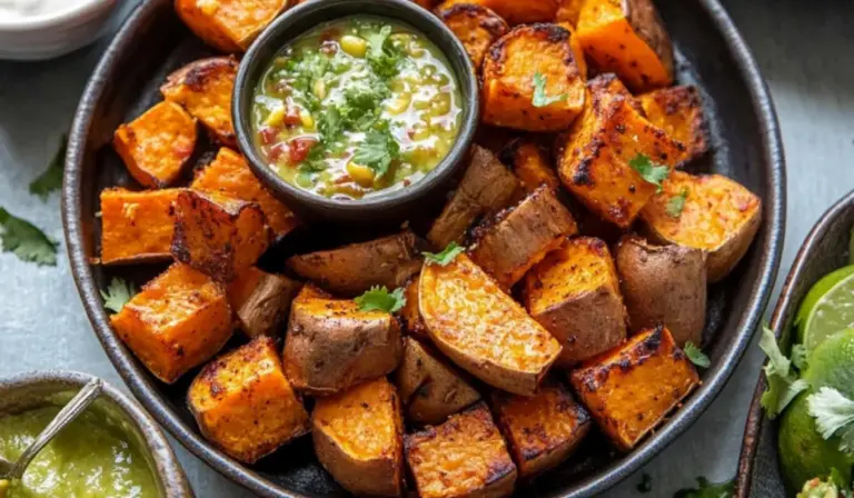 Sweet and Spicy Mexican Roasted Sweet Potatoes: A Flavorful Beginner-Friendly Dish