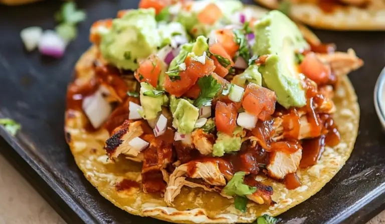 BBQ Chicken Tostadas: A Beginner-Friendly Recipe for a Quick and Flavorful Meal