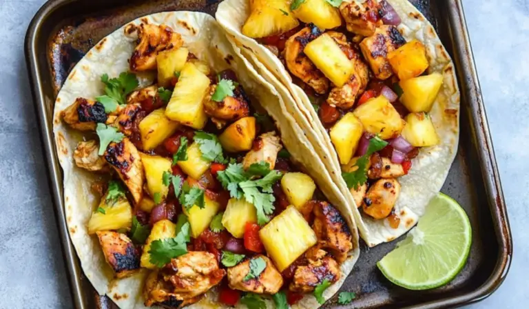 One-Pan Chicken & Pineapple Tacos: A Beginner-Friendly Feast