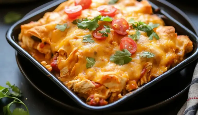 Easy Chicken Enchilada Bake: A Beginner-Friendly, Cheesy Delight