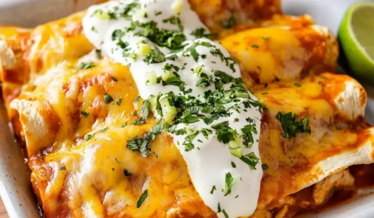 Easy Chicken Enchiladas: A Perfect Beginner-Friendly Recipe
