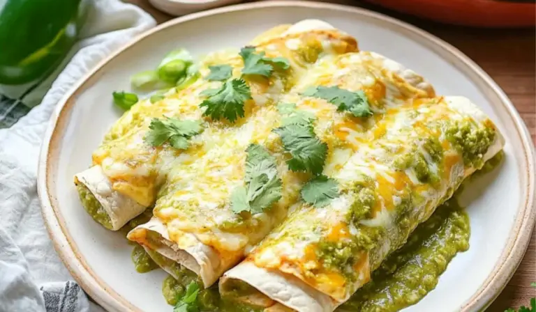 Green Enchiladas with Chicken (Enchiladas Verdes) – A Perfect Dish for Beginner Cooks