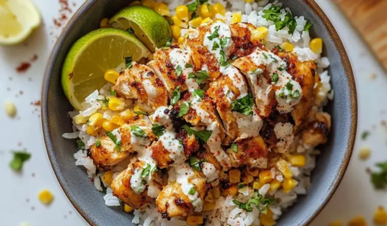 Street Corn Chicken Rice Bowl: A Flavor-Packed Meal for Beginners