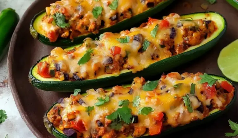 Easy Vegetarian Stuffed Zucchini Boats: A Beginner’s Go-To Meatless Meal