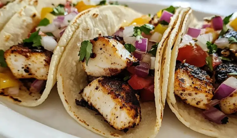 Easy Blackened Mahi-Mahi Fish Tacos – A 30-Minute Dinner That Feels Like a Fiesta