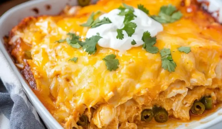 A Delicious and Simple Chicken Enchilada Casserole for Beginner Cooks