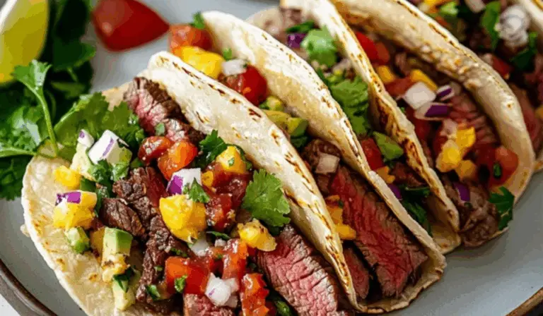Tropical Steak Tacos: A Fresh, Flavorful Start for Beginner Cooks