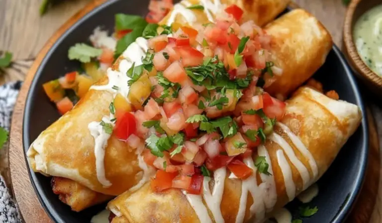 Crispy Fried Chicken Burritos: A Beginner’s Guide to Homemade Chimichanga-Style Flavor