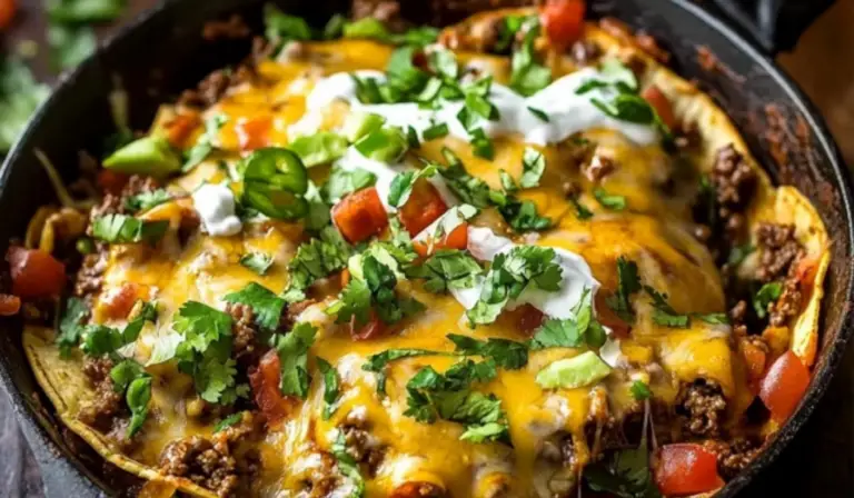 Cheesy Beef Taco Skillet: A Simple, Flavorful Meal for Beginners