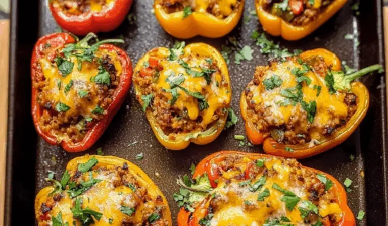 Taco Stuffed Bell Peppers: A Beginner’s Path to Bold Flavor and Simple Cooking