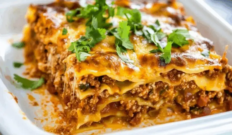 Mexican-Inspired Chicken Lasagna: A Flavorful Twist on a Classic Dish
