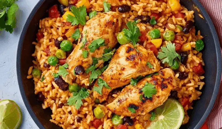 Southwest Chicken and Rice: A One-Pan Dinner Bursting with Bold Flavor