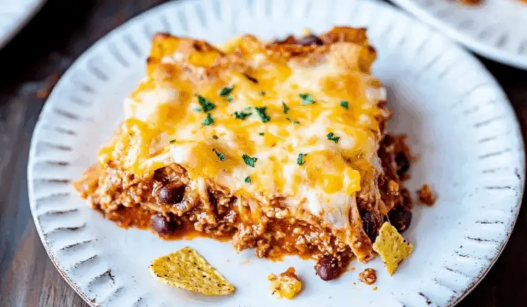 Cheesy Chicken Chili Chip Casserole: A Comfort Food Classic Made Pork-Free