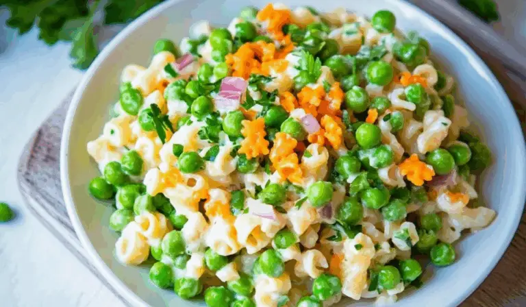 Creamy Chicken and Pea Pasta Salad: A Refreshing Twist on a Classic Side