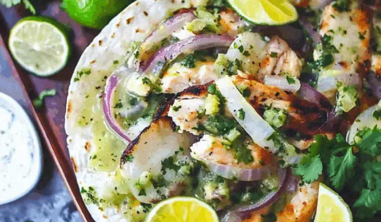Aguachile Verde with Chicken – A Zesty Mexican Classic with a Twist