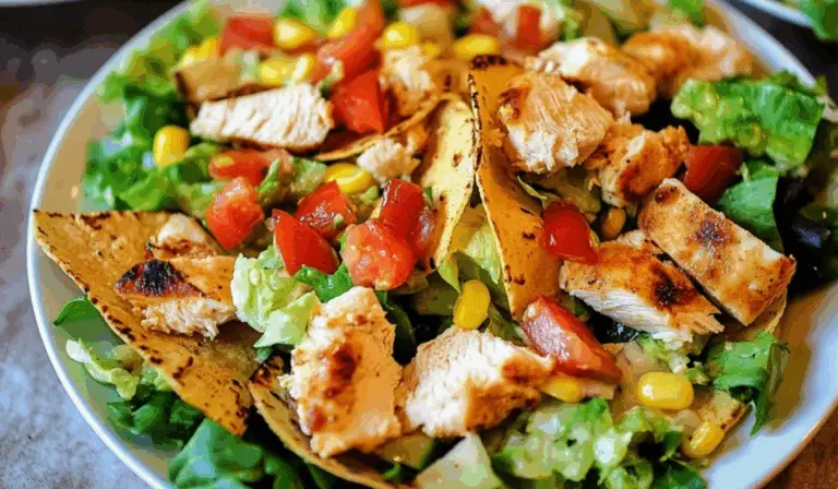 Zesty Chicken Taco Salad: A Flavorful and Wholesome Meal Perfect for Any Occasion