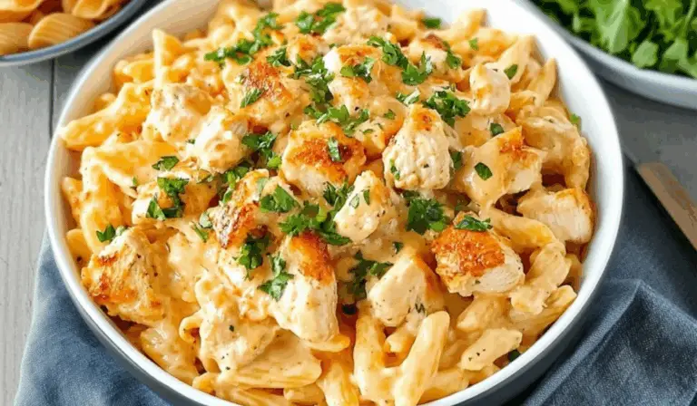 Southwest Chicken Alfredo: A Spicy Creamy Pasta Perfect for Dinner