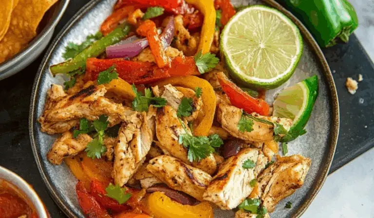 Effortless Sheet Pan Chicken Fajitas: A Flavorful One-Pan Wonder