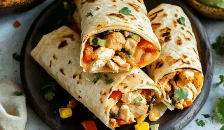 Southwest Chicken Wrap: A Flavor-Packed Wrap with a Kick of Heat