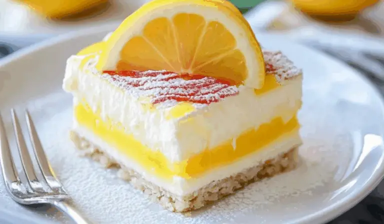 Lemon Lush: A Refreshing Dessert Delight