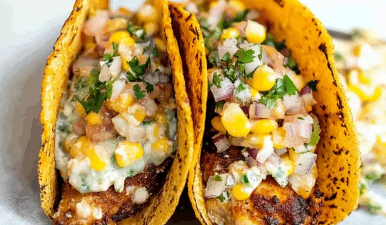Street Corn Smash Burger Tacos with Chicken: A Flavorful Fusion