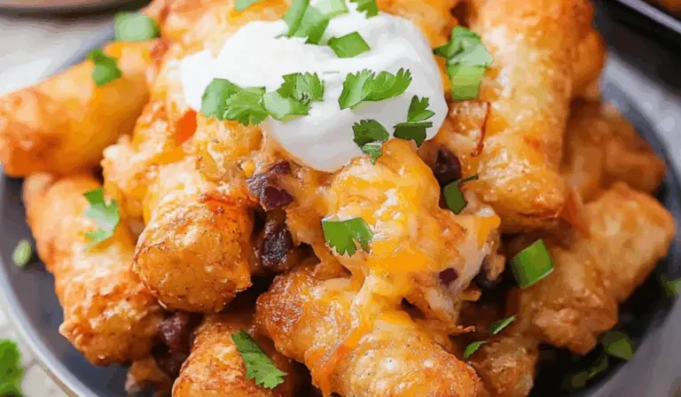 Mexican Chicken Tater Tot Casserole