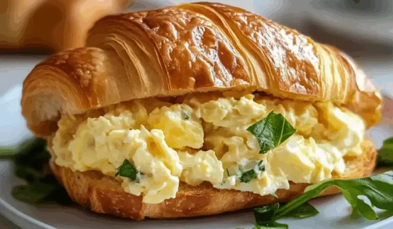 Classic Egg Salad Croissant Sandwich: A Simple Yet Elegant Meal