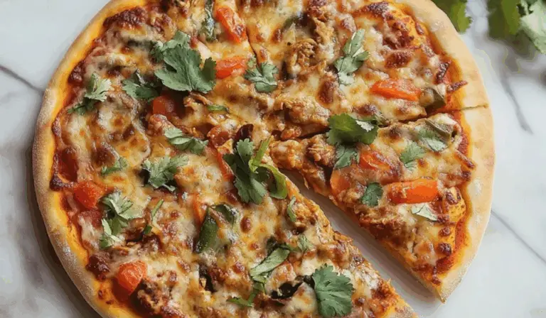 Chicken Enchilada Pizza: A Flavor-Packed Fusion for Pizza Lovers
