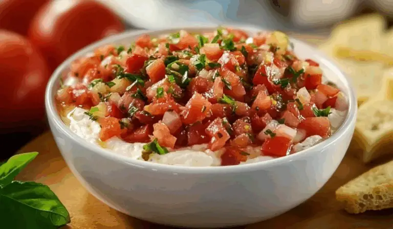 Bruschetta Dip: A Vibrant and Flavorful Appetizer to Delight Your Guests